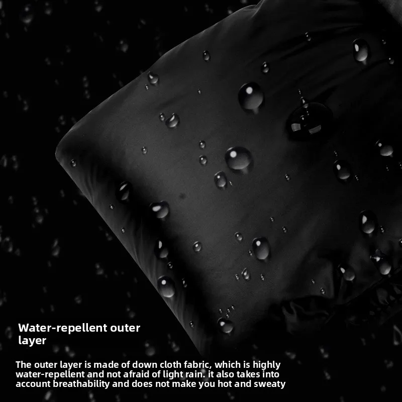 Winter Autumn Waterproof Neck Warmer Scarf for Men Women, Korean Style Solid Color Thermal Thick Scarf