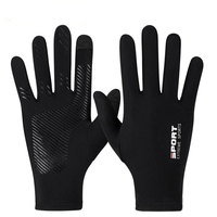 Summer Ice Silk Touchscreen Anti slip Gloves Outdoor Fishing Waterproof Sunscreen Gloves Bicycle Gloves
