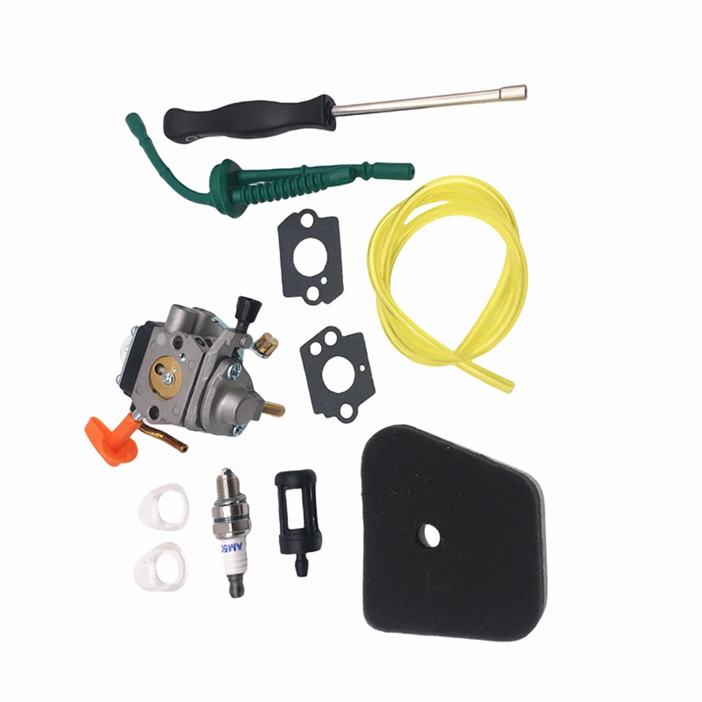 FS100 C1Q-S174 Carburetor + Air Filter + Adjustment Tool + Fuel Line for STIHL FS87 FS90 FS100 FS110 FS130 HL90 HL95 HL100 HT100