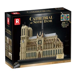 IN STOCK 66016 MOC Notre-Dame Cathedral in Paris Construction Building Blocks Bricks Model Toys for Boys Christmas Gift Set