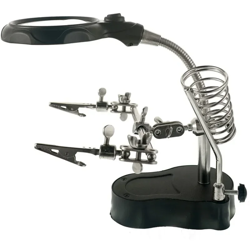 

Repair auxiliary clamping lamp magnifying glass mobile phone main board digital equipment repair tool table hardware tools