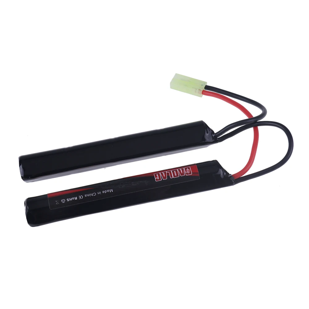 8S Butterfly NunChuck NIMH 2/3A 9.6v 1600mAh akumulator z Mini złączem Tamiya do pistoletów Airsoft MP5 M4 G36C