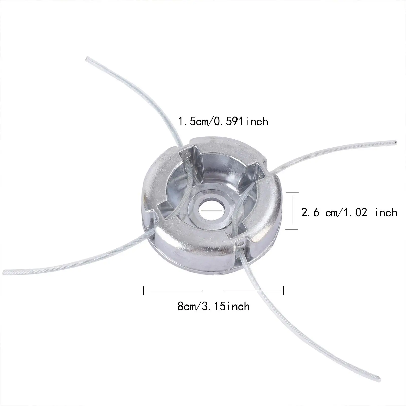 Metal String Trimmer Head Weed Eater Parts for Power Tools Weeding Cutter