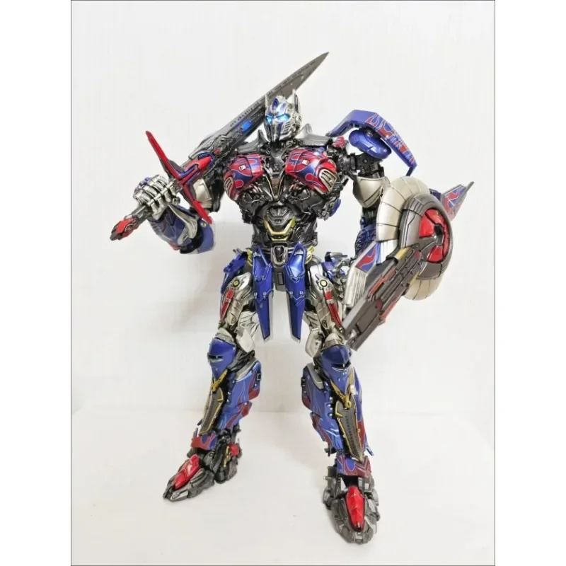 YOLOPARK-Kit de modèle en métal Optimus Prime, Transformation, The Last Knight, AMK PRO Series, Action Figure Toy, Cadeau en stock, 20cm