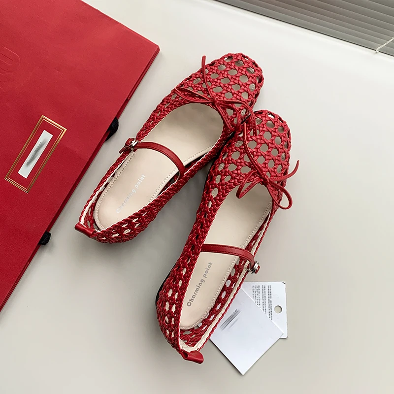 : Platte sandalen