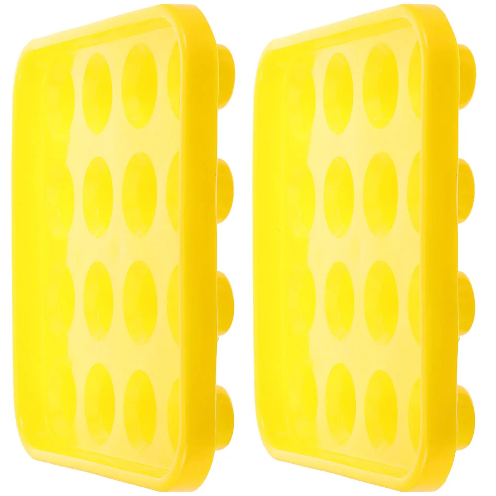 

2Pcs Billiard Ball Tray 16 Balls Durable Plastic Storage Organizer Pool Table Accessory Pool Ball Tray Clear Bins for Organizing