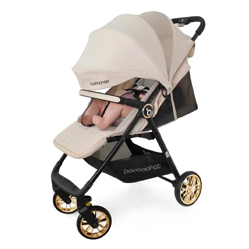 

Lightweight newborns can sit and lie down for newborns 0-3 years old folding four-wheel travel stroller