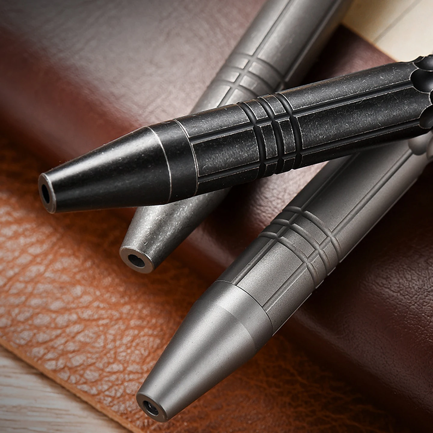 TC4 Titanium Alloy Portable Multifunctional High-End Signature Pen, Outdoor Hiking And Survival Press-Type Tactical Pen,A1563