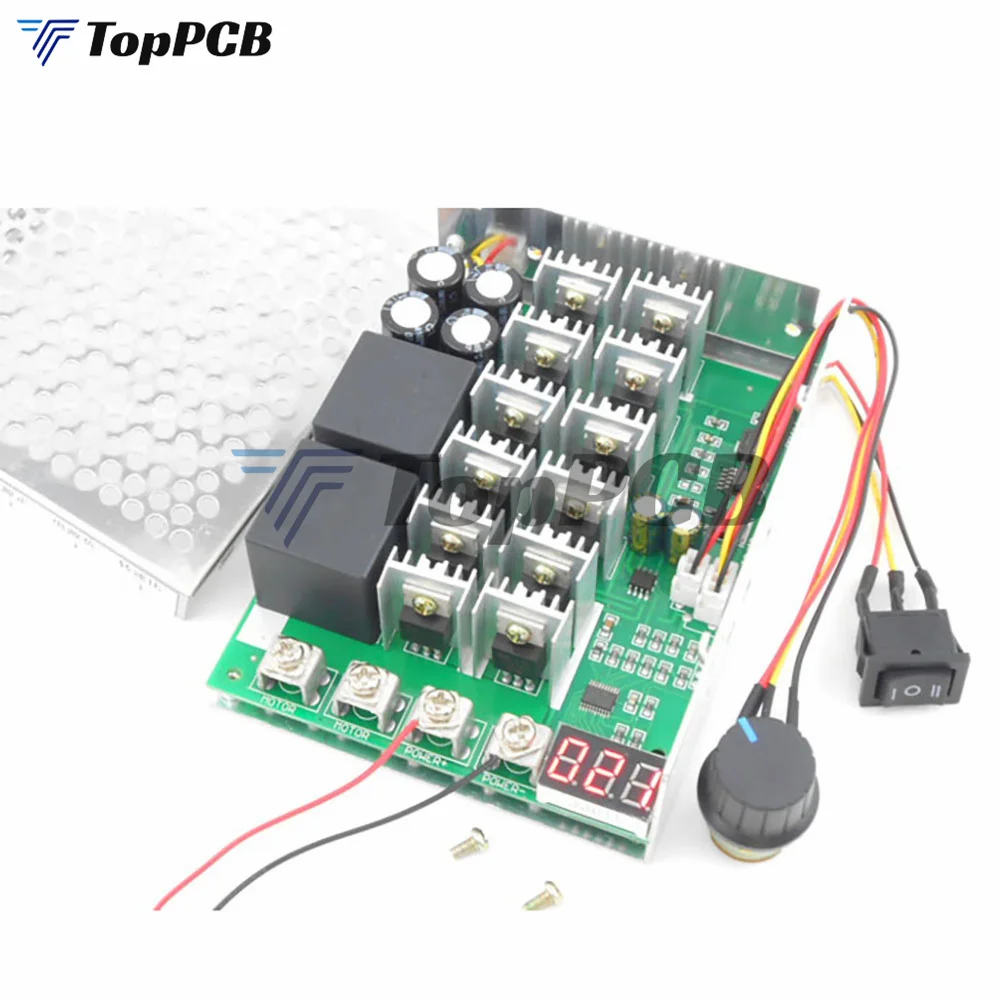 0-100A 5000W Reversible PWM Motor Speed Controller 15KHZ Forward/reverse Rotation Motor Controller Driver Module 12V 24V 36V 48V