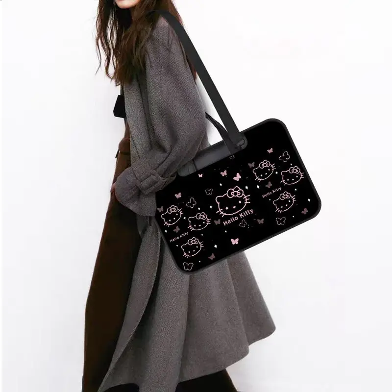 Kawaii Hello Kitty Sanrio Student Cartoon Leuke Computer Opbergtas Platte Plaat Beschermhoes Notebook Handtas Cadeau voor meisjes