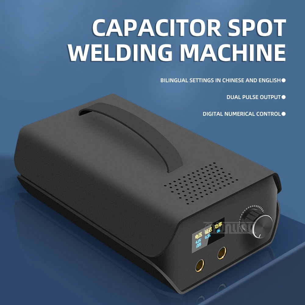 Home Use Repair Tool;Portable Spot Welder with Super Capacitor, 18650 Lithium Battery DIY Welding for 0.3mm Nickel Strip