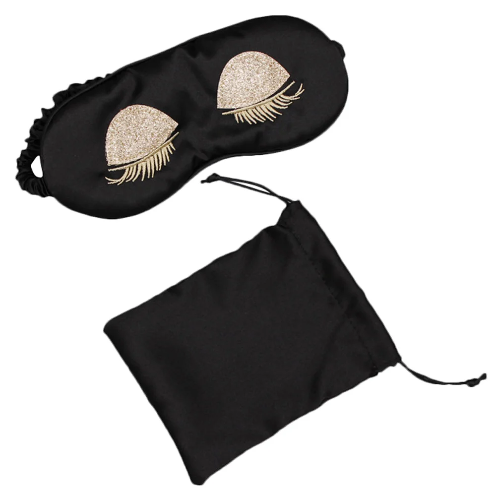 

Lovely Sleep For Women Kids Silk Eye Cover Portable Travel Accessories Cute Sleeping Masks Girls Eye Mask For Sleeping
