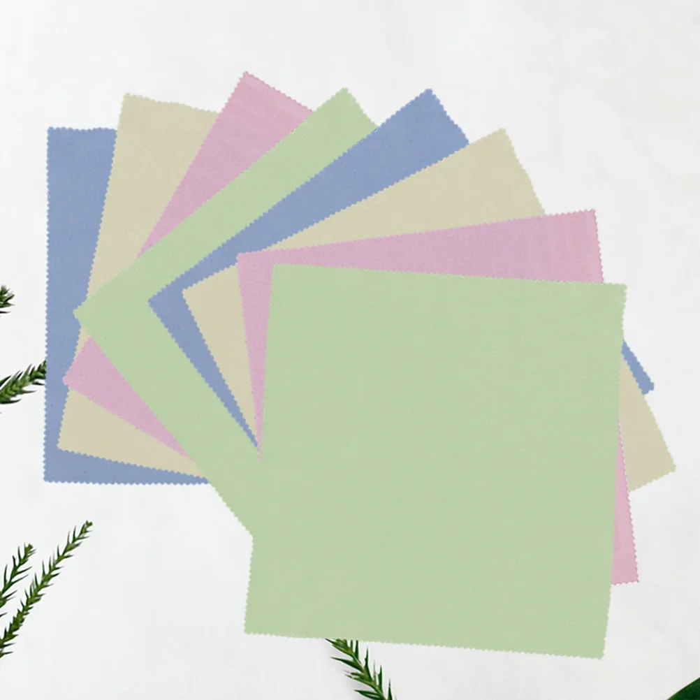 

25Pcs Polishing Cloth Microfiber Cleaning Cloths Lint-Free Soft for Eyeglasses Camera Lens Screens Phones Musical Instruments