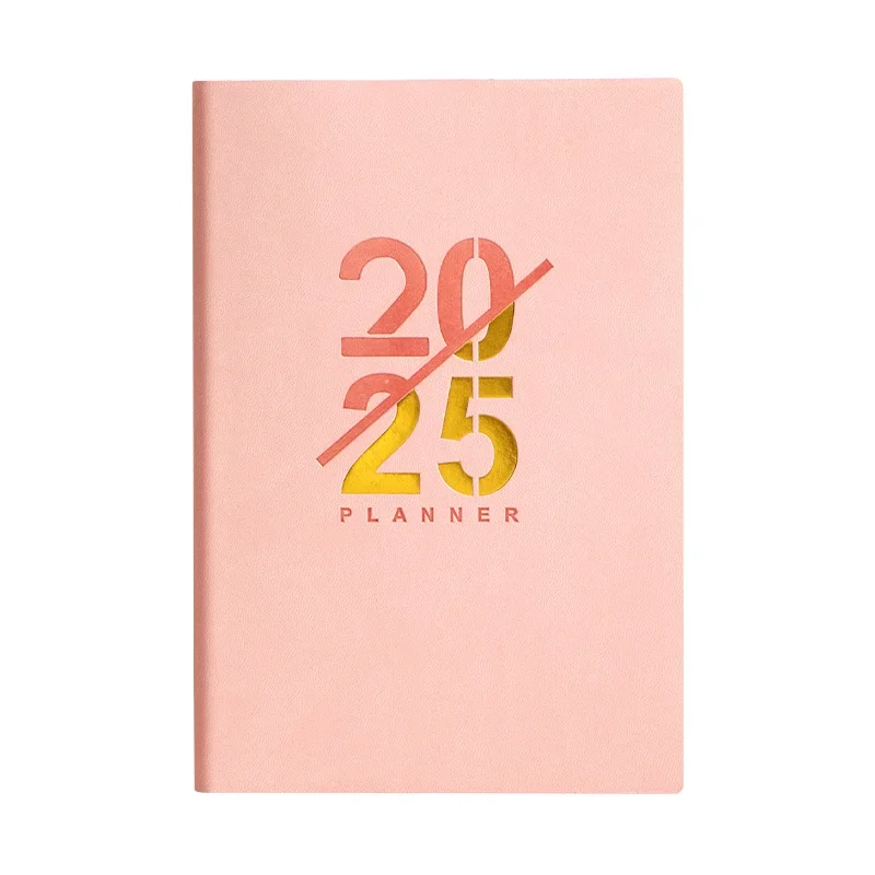 Spanish English Planner 2025 Schedule Book Planner A5 Notebook Calendar Agenda