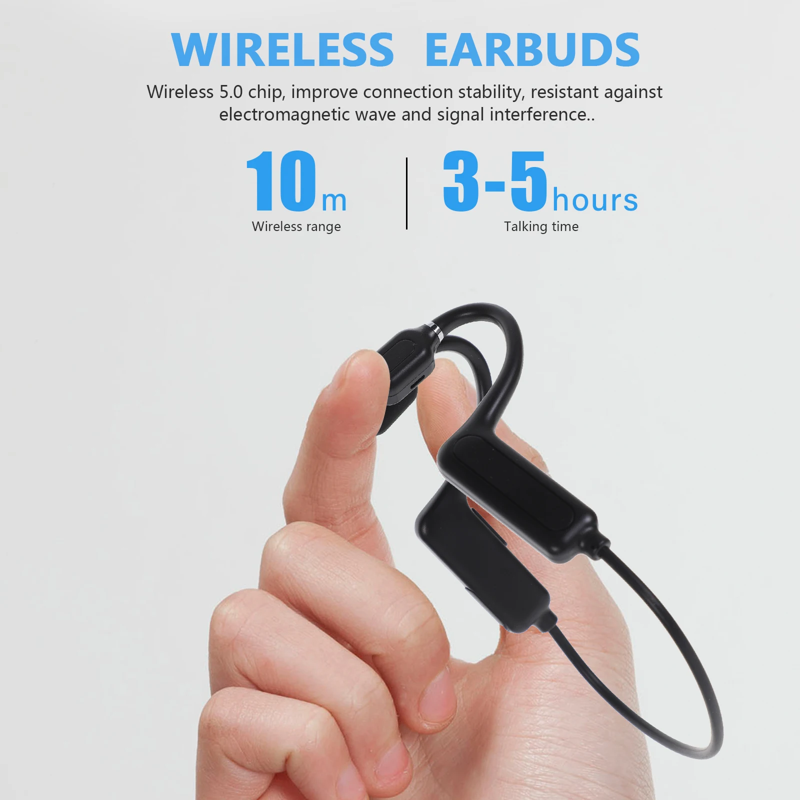 

Wireless Bone Conduction Headphones Design 10Mm Driver 10M Connection Noise Reduction For Running Sports Mini