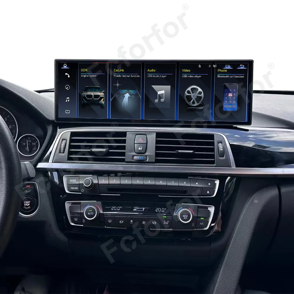 14.9 inch Linux Carplay Multimedia Screen For BMW 3 Series NBT 2013-2017 Auto Apple CarPlay GPS Navigation Unit Head Radio DVD