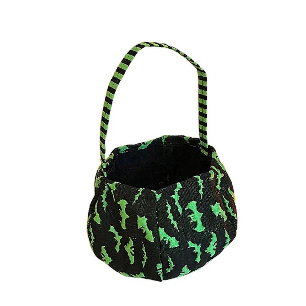 

Cute Cloth Halloween Candy Bag Trick or Treat Plush Pumpkin Candy Bucket Gifts Pouch Handbag Stuffed Cotton Tote Bags Children