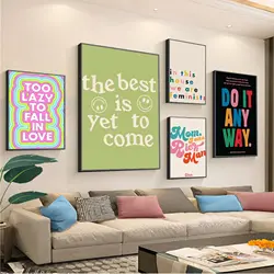 Motivational Quotes Poster Inspirational Saying Classic Posters Retro Kraft Paper Sticker DIY Room Bar Cafe Room Wall Decor