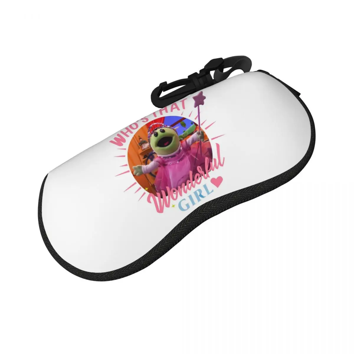 Nanalan 그녀는 어떤 멋진 소녀인가 쉘 안경 케이스 보호대 선글라스 상자 여성 남성 소프트 안경 가방 파우치