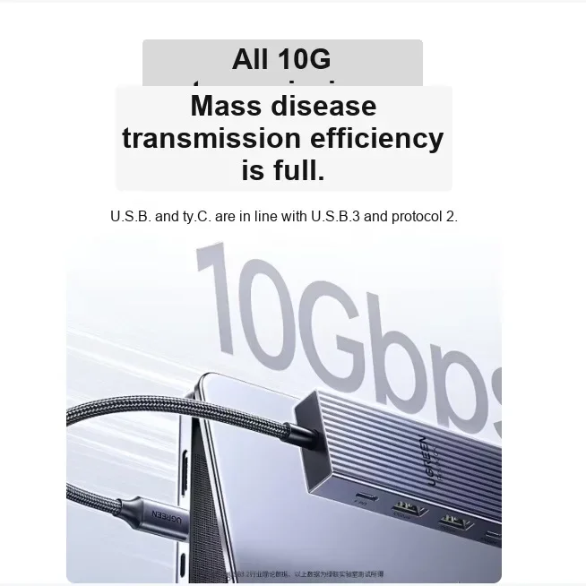 UGREEN 75775 USB C to DisplayPort Docking Station 10Gbps 2.5G Ethernet 4K 60Hz Multiport Adapter