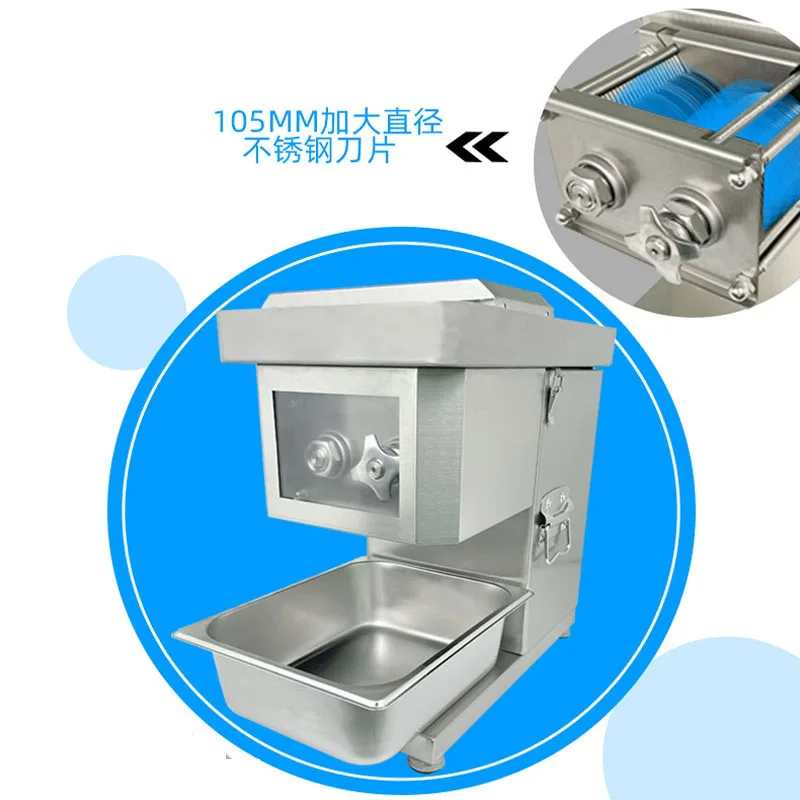 Electric Home&Commercial Meat Slicer Stainless Steel Slicer Wire Cutter Automatic Meat Grinder Sliced Meat Dicing Machine