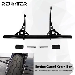 Motorcycle Engine Highway Crash Bar For Harley Softail FXBB FXLR Low Rider ST Street Bob 2018-Up Front Bumper Guard Protector