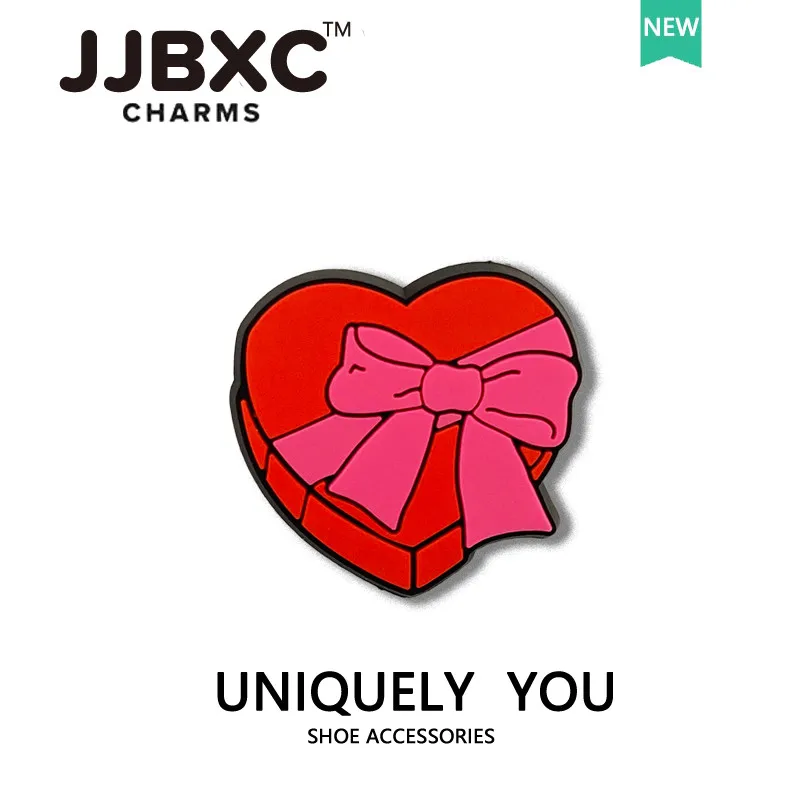 JJBXC charm Shoe Buckle Shoe Accessories Love Bear DIY Fashion Shoes decorations Suitable for cross Shoes