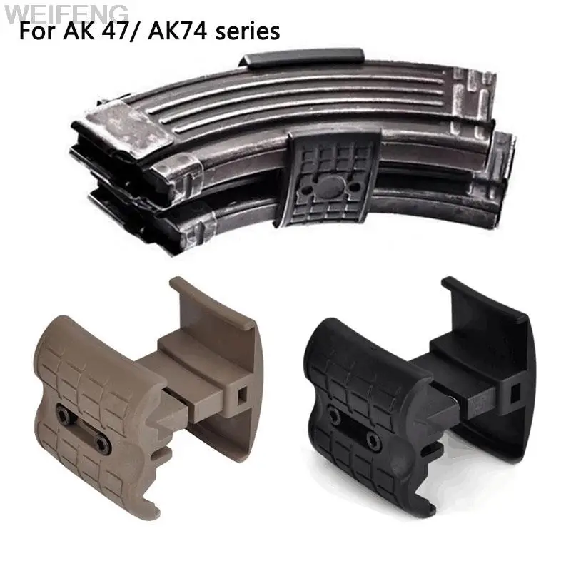 Tactische Dual Magazine Parallelle Koppeling voor AR15 M4 MAG59 MP5 MP7 AK 47 74 Mag Connector Clip Tijdschrift Klem Link jacht Gear