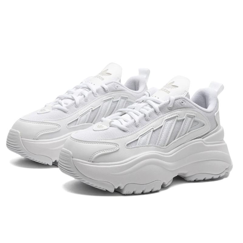 Adidas Originals Ozgaia Women's Sports Shoes, Sports Thick-Soled Retro Casual Shoes, Wear-Resistant, Comfortable, Breathable Dad Shoes Ig6047