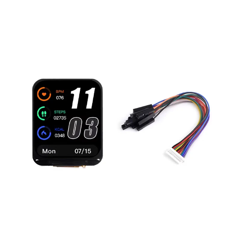 ESP32-S3 Development Board with 1.69-inch LCD Touchscreen, Gyroscope/RTC/Buzzer/WiFi and Bluetooth