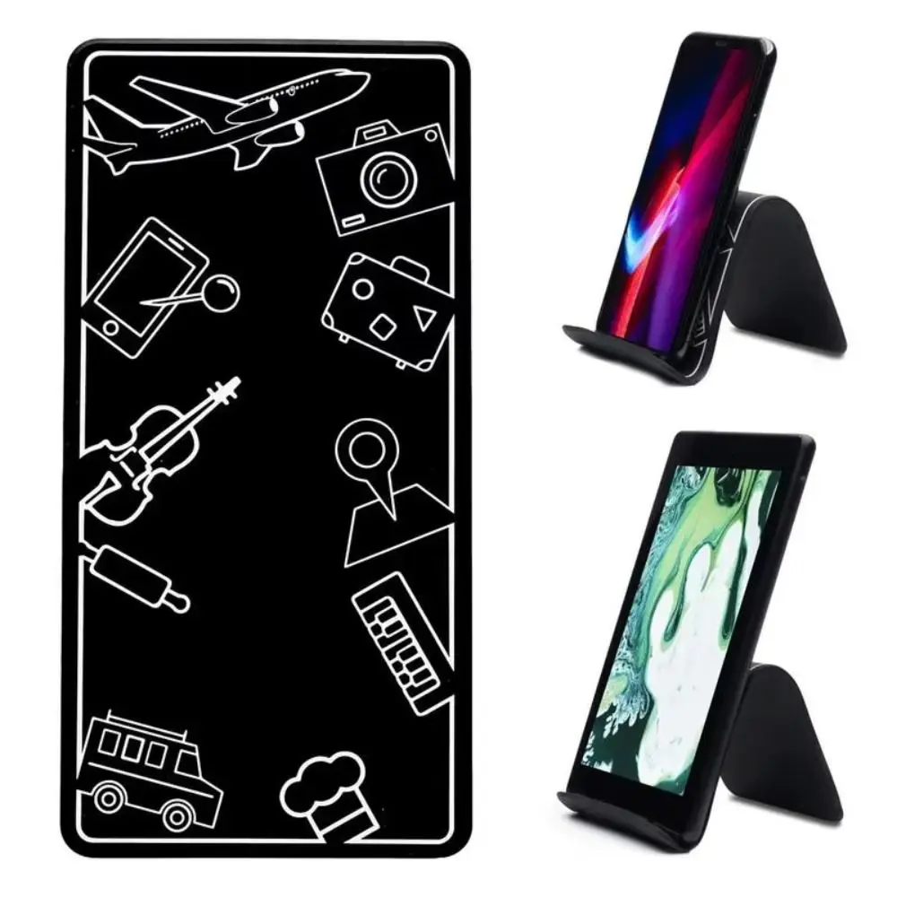 

Граффити DIY держатель для телефона складная многофункциональная дорожная подставка для телефона для хранения DIY ремесла регулируемая стойка для телефона