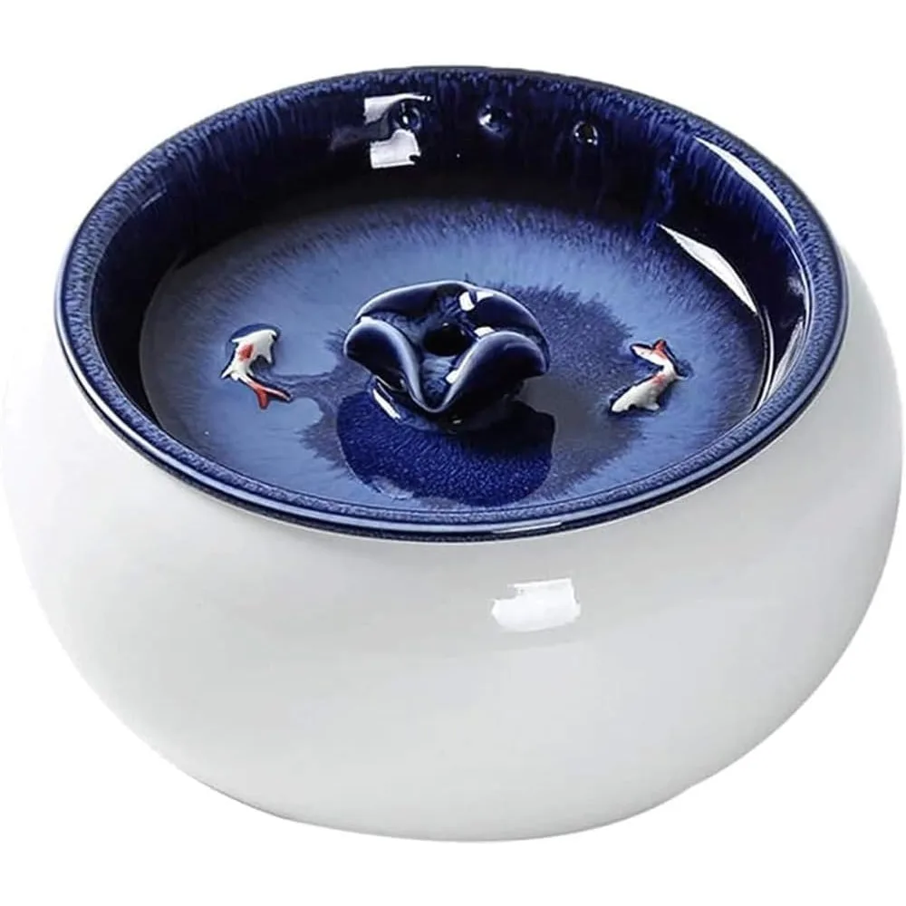 

Electric Ceramic Cat Drinking Water Fountain For Cats Dogs Drinking Bowl Automatic Cat feeding Dispenser Pets Bowl