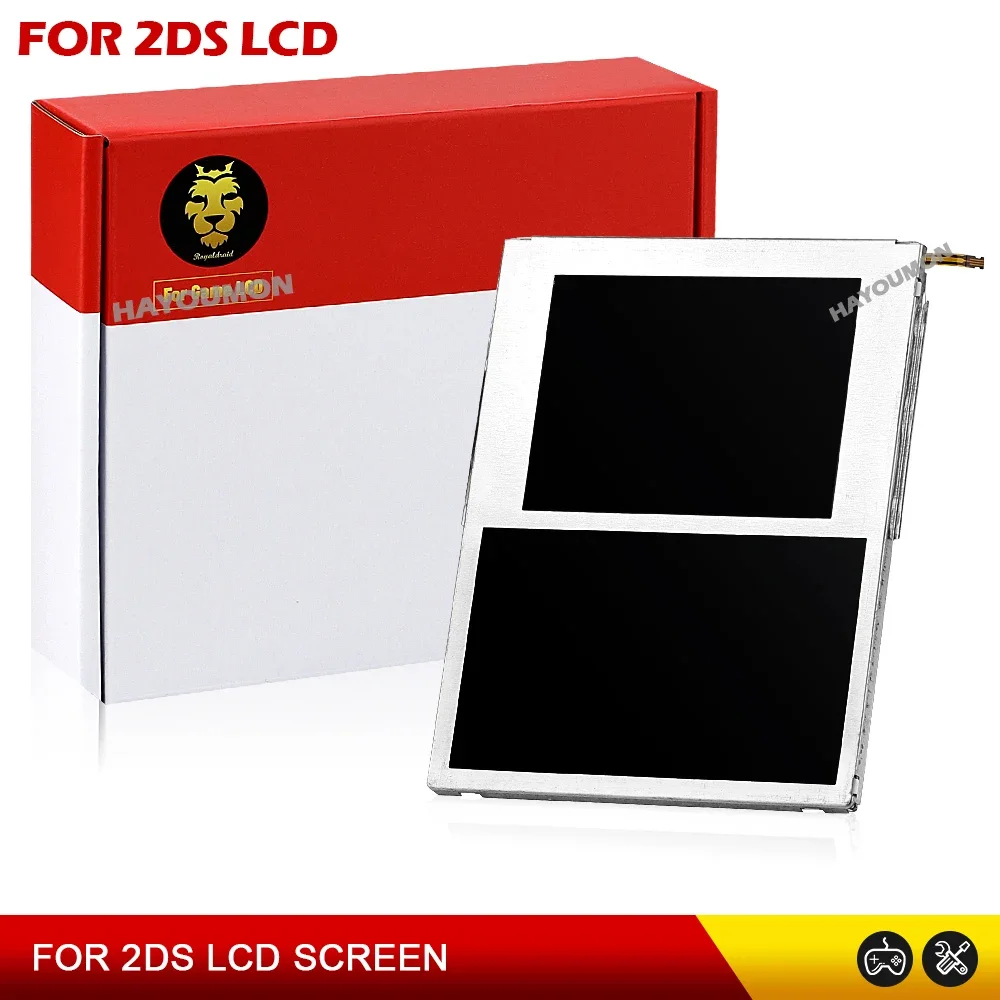 Écran LCD supérieur et inférieur pour 2DS, 1 pièce, Original, neuf, accessoires de remplacement
