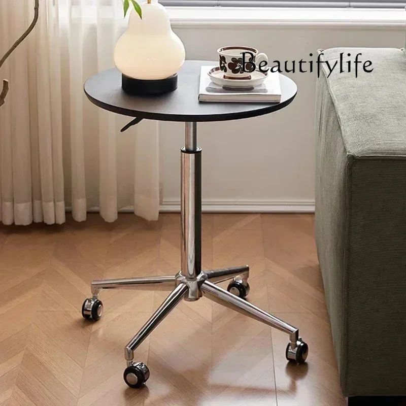 

BJ High Transparent Side Table Unique Metal Books Photo Album Aesthetic Coffee Table Space Saving Couchtisch Postmodern Furnitur