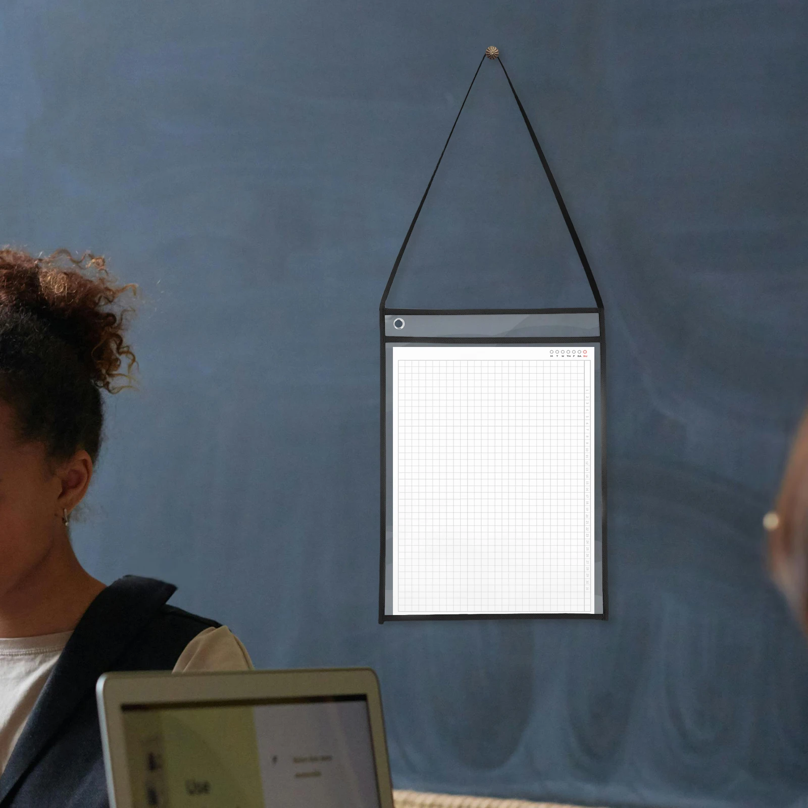 10 Buah Tempat Penyimpanan Tiket Kerja Gantung, Plastik Transparan yang Dapat Digunakan Kembali, Pengatur Pesanan Kerja, Kantong Dokumen Perbaikan untuk Rak Lemari Arsip