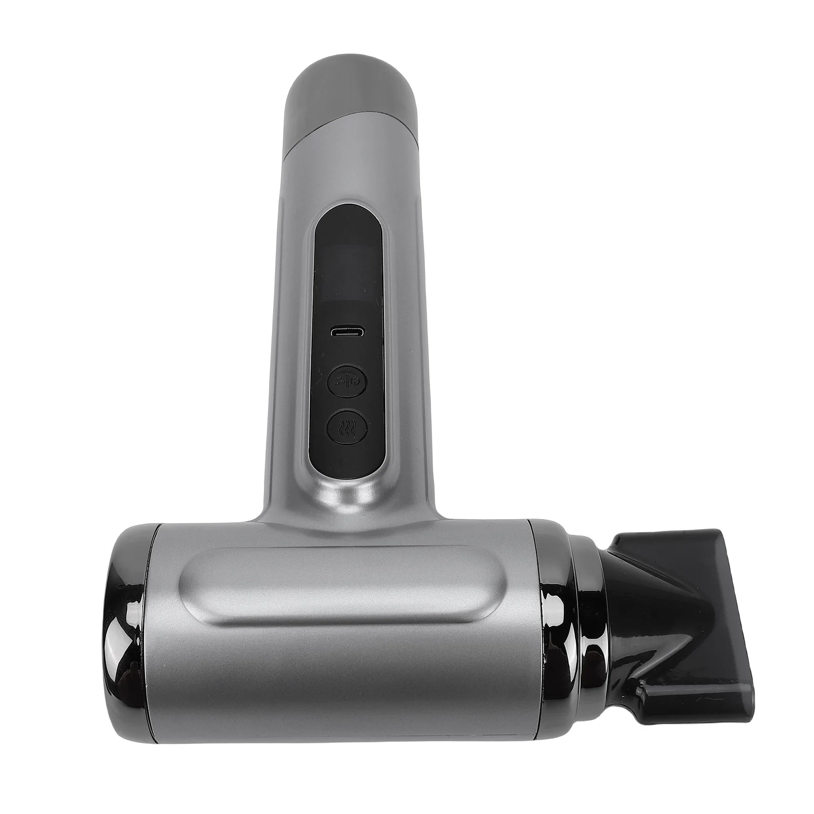 Cordless Hair Dryer 15600mAh Rechargeable Cold Hot Wind 200W Portable Blow Dryer for Travel Camping Grey Rechargeable Hair Dryer