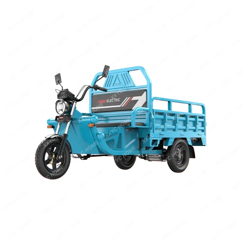 

Electric Tricycle with Bucket Cart Household Adult Stall Express Walking Agricultural Truck King Three-Wheel Battery Car