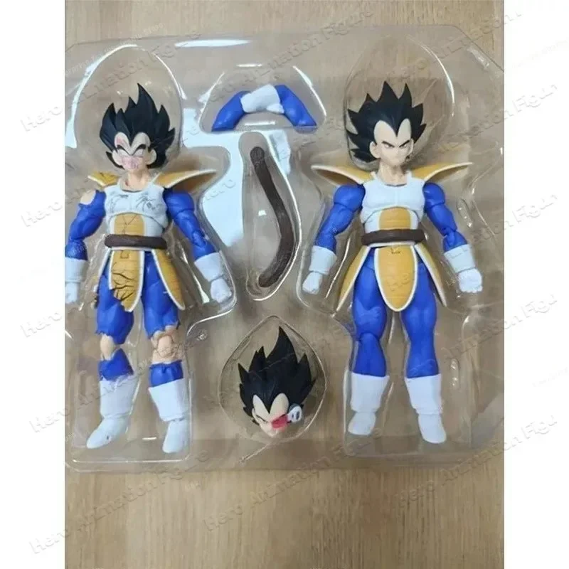

In Stock Black Hole Dragon Ball SHF Super Saiyan 3 Battle Set Battle Damage Son Goku Vegeta Action Figure Collection Gift