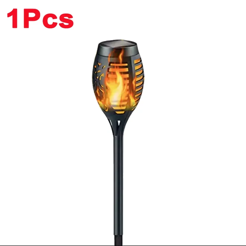 1/2/4/6/8/10 Stuks Solar Flame Torch Lights Flikkeren Licht waterdichte Tuin Decoratie Outdoor Gazon Pad Yard Patio Vloerlampen