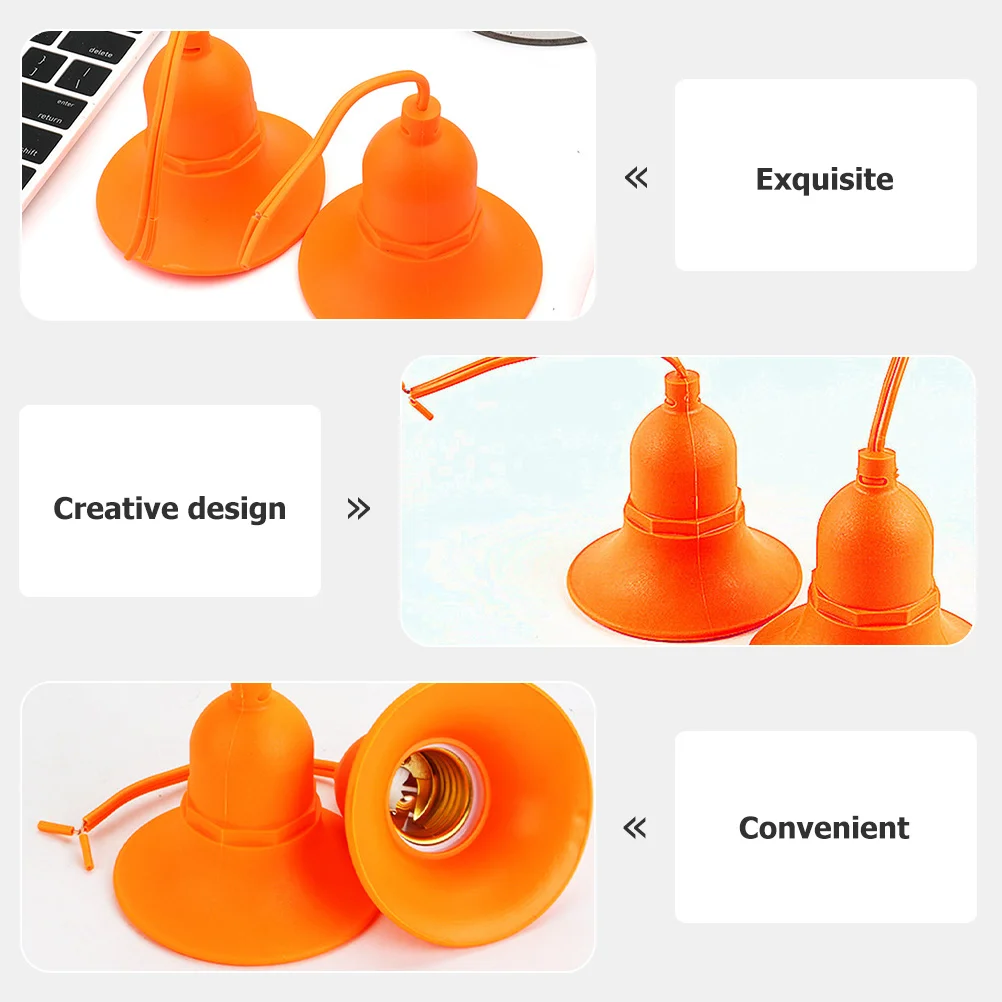 

2Pcs E27 Lamp Sockets Waterproof Outdoor Light Bulb Base Easy Install Antiaging Explosionproof Light Socket Lamp Socket