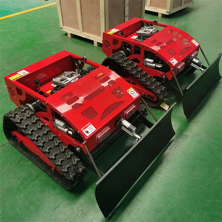 Automatic remote control crawler lawn mower manufacturer, crawler lawn mower robot, small lawn mower