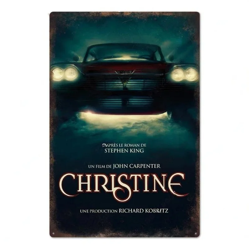 خمر الكلاسيكية الفيلم القديم علامة معدنية لوحة معدنية ملصق معدني الغناء لغرفة النوم رجل الكهف سينما جدار ديكور المنزل علامات #2