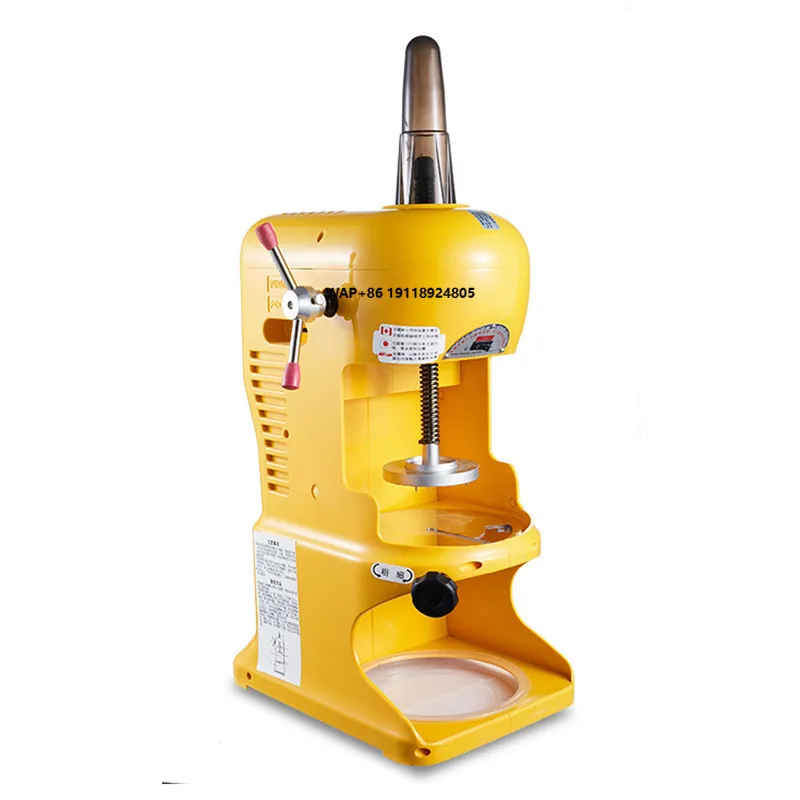 Hot sale Commercial Continuous Ice Machine countertop Snow Ice Crusher homemade Ice Shaver machine