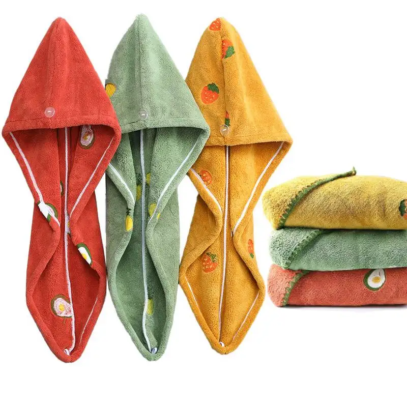 

Super Absorbent Hair Drying Towel Adult Bath Twist Hair Turban Drying Cap Hair Wrap Cute Hair Towel Hair Dry Wrap Bonnets
