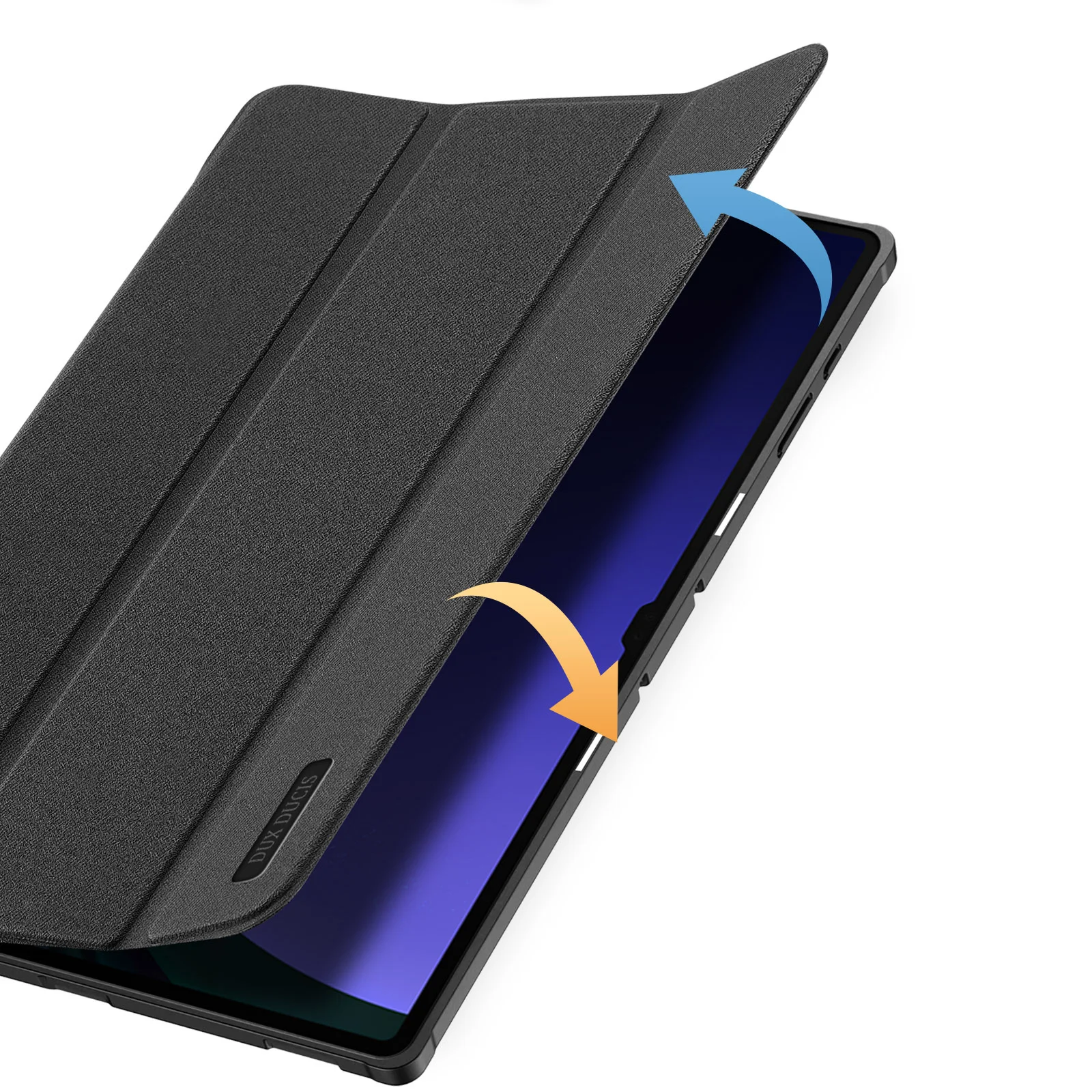 DUX DUCIS-Capa Protetora para Tablet, Woven Design, Shockproof, Pen Slot, Trifold Stand, Proteja Capa para Samsung Galaxy Tab S8, Ultra