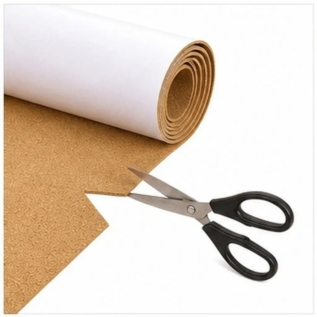 1 Roll Thick Self-Stick Cork Board Sheet Cork Roll Flexible Cuttable for Wall Memo Office Home Bulletin Board School DIY