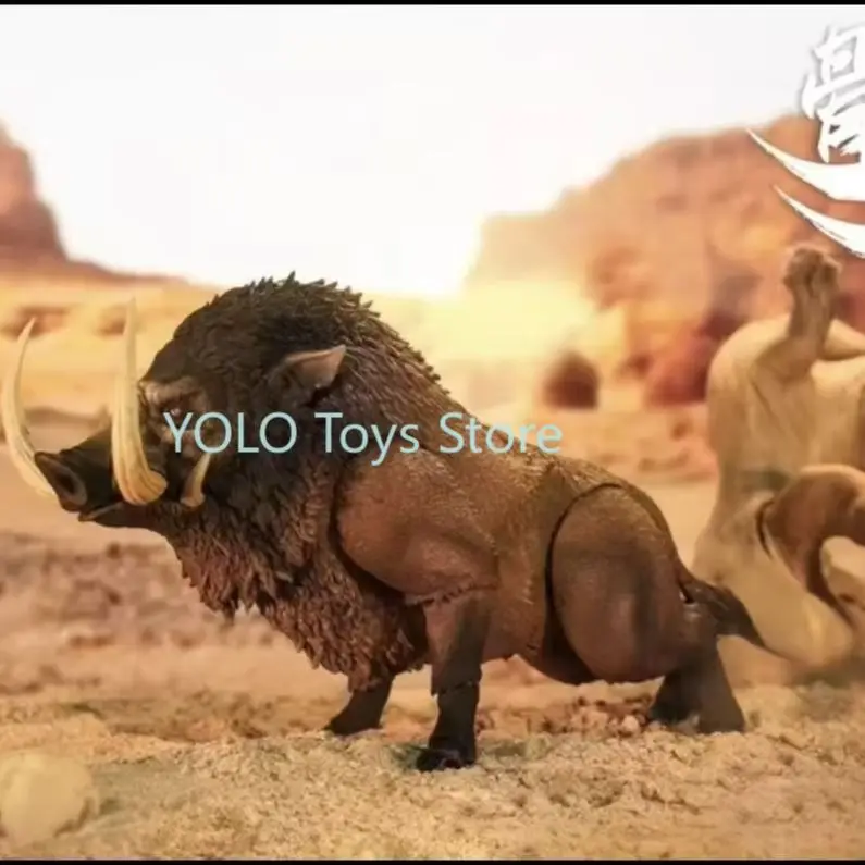 Wasteland Bone Thorn Wild Boar Brown 1/12 Scale Can be matched with dolls as mounts