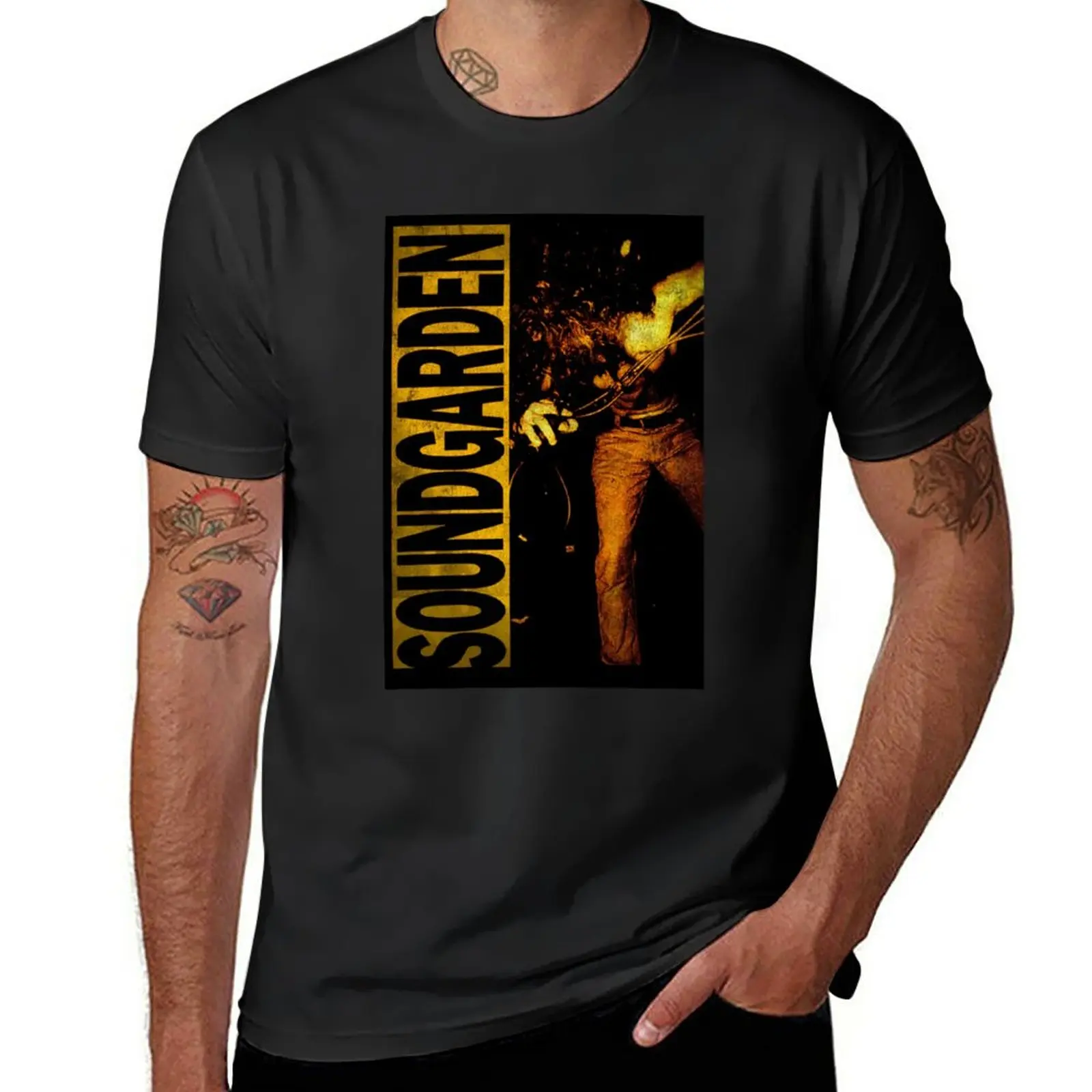 New Best Album Cover - Soundgardens Louder Than Love T-Shirt aesthetic clothes vintage t shirt Aesthetic clothing T-shirt men