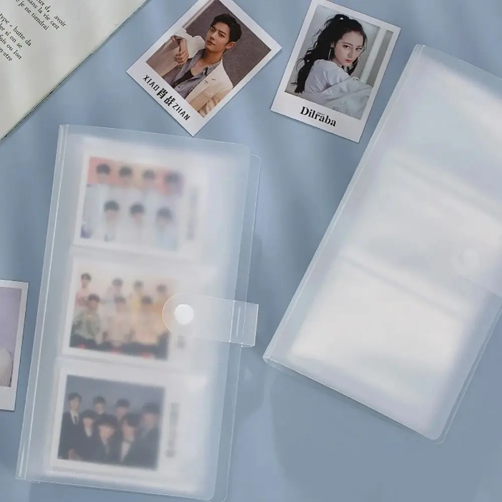 1Pcs Collect Book Photo Album PVC Transparent Picture Card Holder 80/160 Slots 3/4/5/6/7 Inch Photocard Holder Idol Star