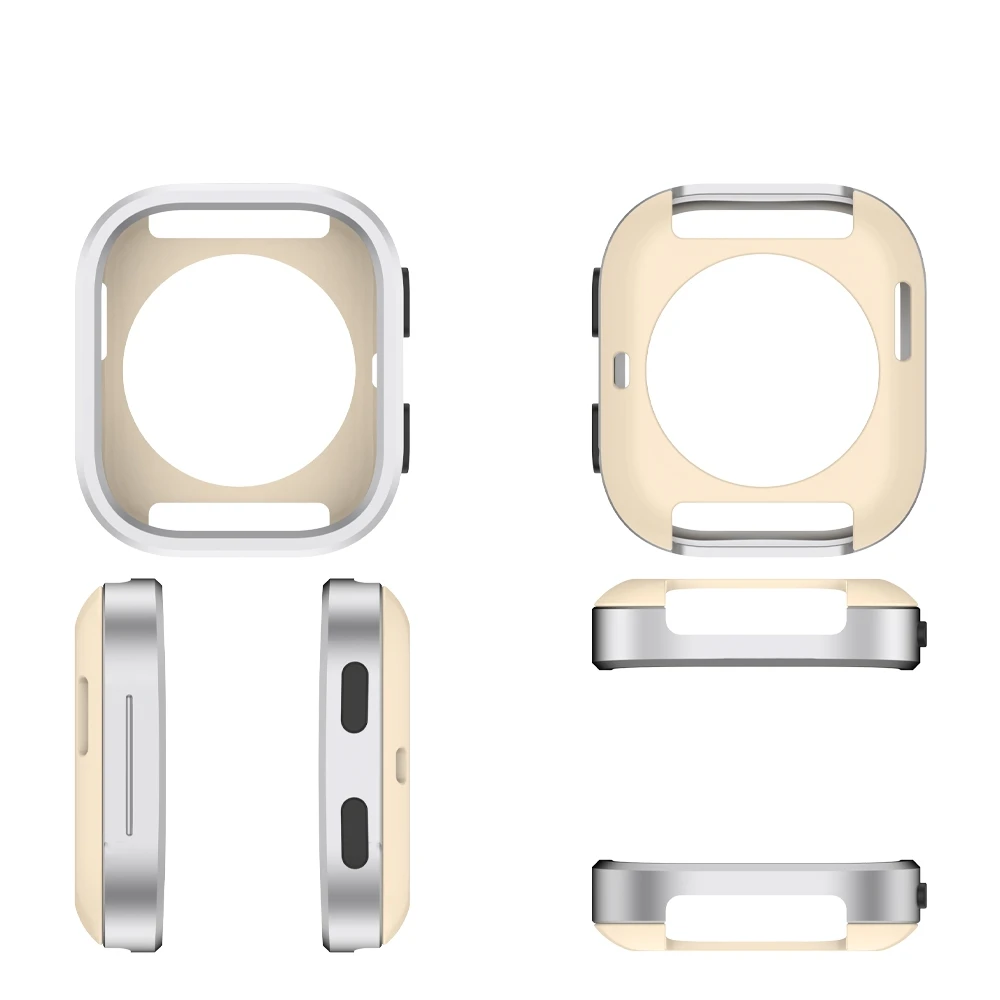 لساعة Amazfit Bip 6 الذكية حافظة معدنية مدي حافظة صلبة بديلة بلون سادة